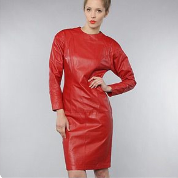 Vintage | Dresses | Vintage Ambria Red 
